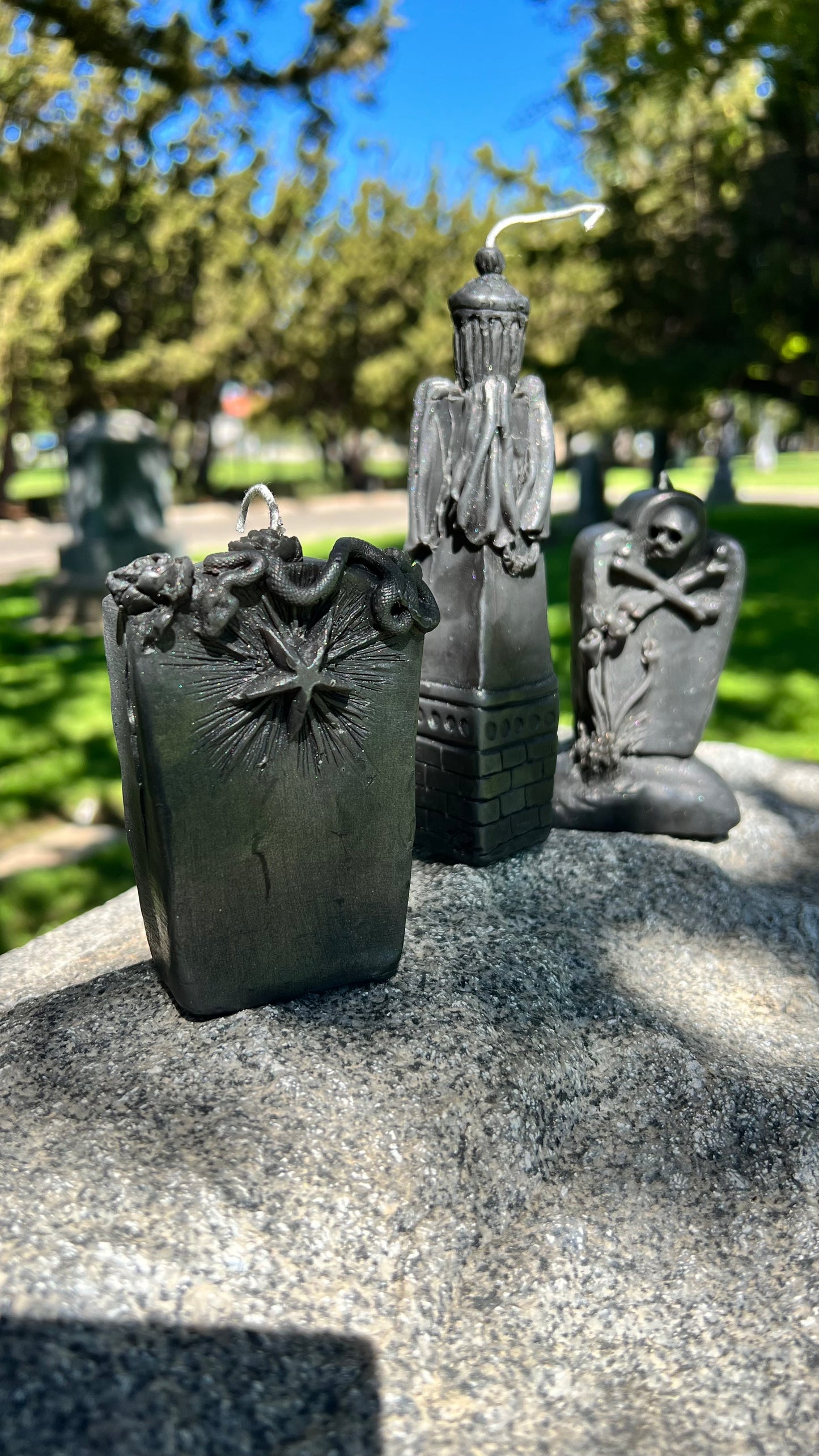 Tombstone Pillar Candles