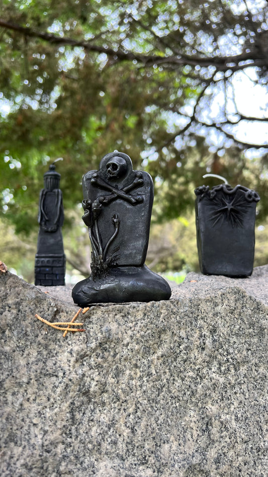 Tombstone Pillar Candles